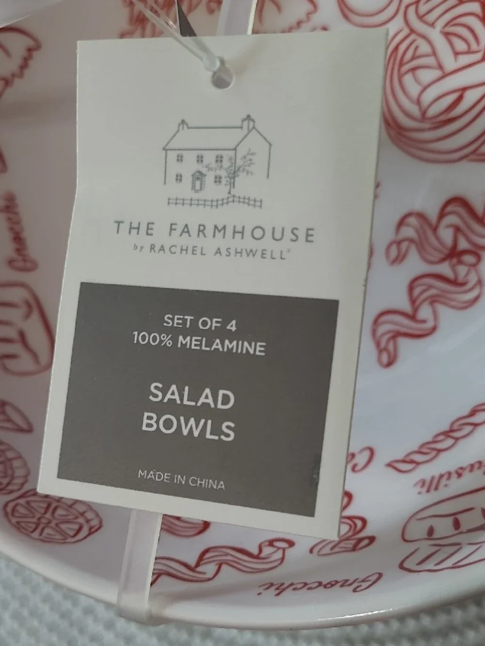 Rachel Ashwell Melamine Salad Bowl Set